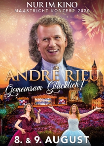 Plakat: ANDRÉ RIEUS MAASTRICHT-KONZERT 2020 - GEMEINSAM GLÜCKLICH!