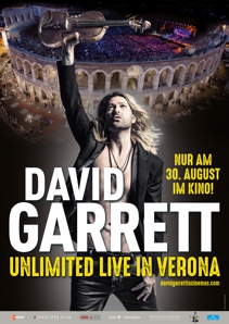 Plakat: DAVID GARRETT UNLIMITED - LIVE IN VERONA