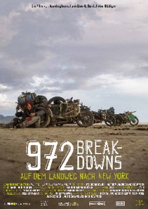 Plakat: 972 BREAKDOWNS-AUF DEM LANDWEG NACH NEW YORK - in Anwesenheit der Protagonisten
