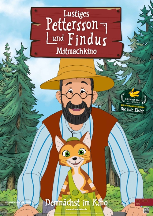 Filmplakat LUSTIGES PETTERSSON UND FINDUS MITMACHKINO, ab 0/empf. ab 4