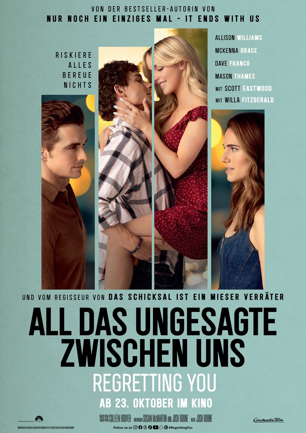 Plakat: All das Ungesagte zwischen uns
