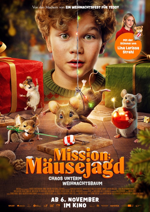 Plakat: Mission: Mäusejagd - Chaos unterm Weihnachtsbaum