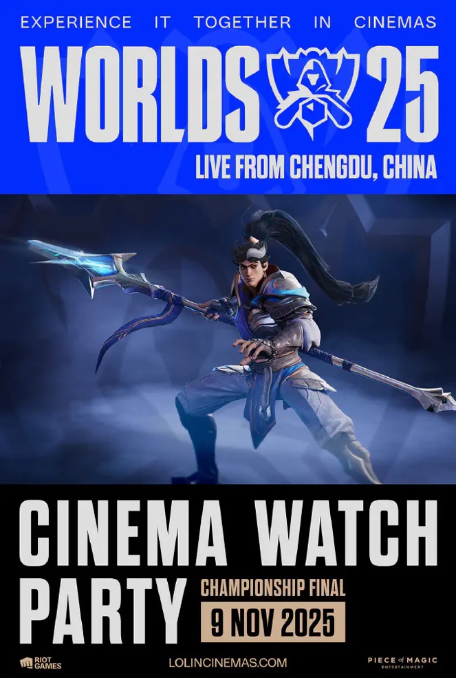 LEAGUE OF LEGENDS WORLDS25 - FINALS IN CINEMA