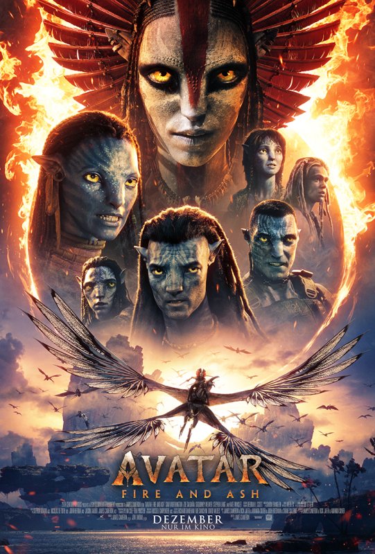 Plakat: AVATAR: FIRE AND ASH - 3D