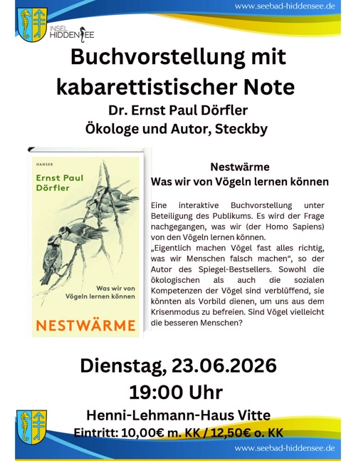 NESTWÄRME - WAS WIR VON VÖGELN LERNEN KÖNNEN