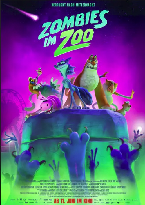 Plakat: Zombies im Zoo D, ab 12