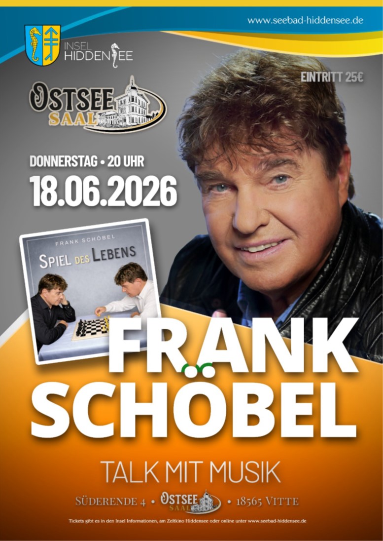 FRANK SCHÖBEL - TALK MIT MUSIK
