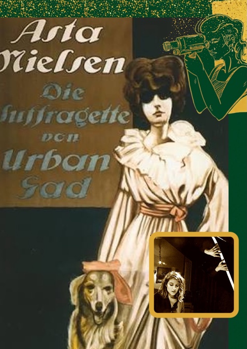 Filmplakat DIE SUFFRAGETTE – Stummfilm mit Livemusik
