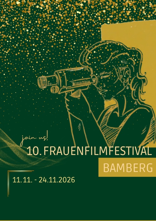 Filmplakat ERÖFFNUNG 10. FRAUENFILMFESTIVAL BAMBERG