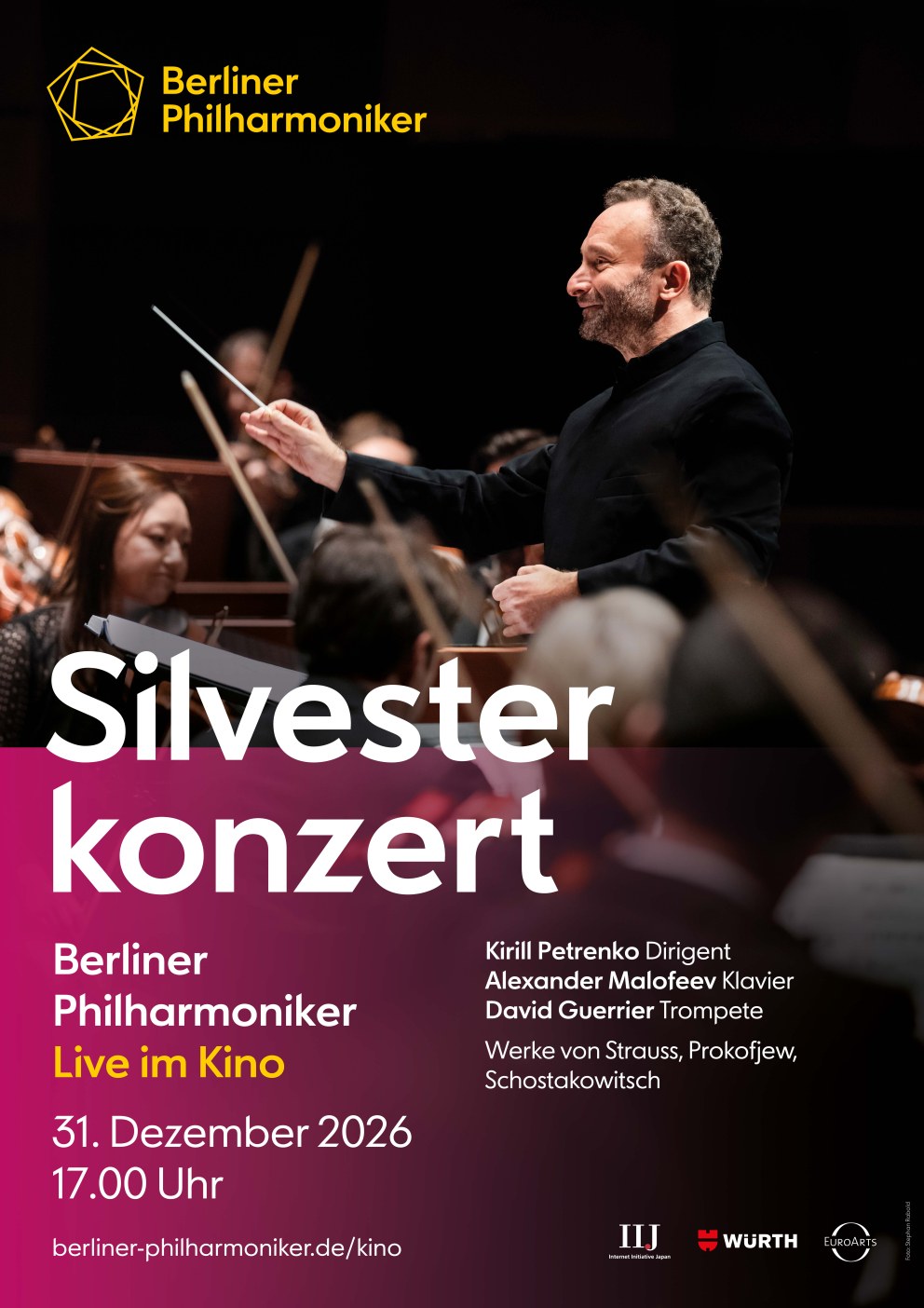 Filmplakat BERLINER PHILHARMONIKER - SILVESTERKONZERT 2026 / 2027