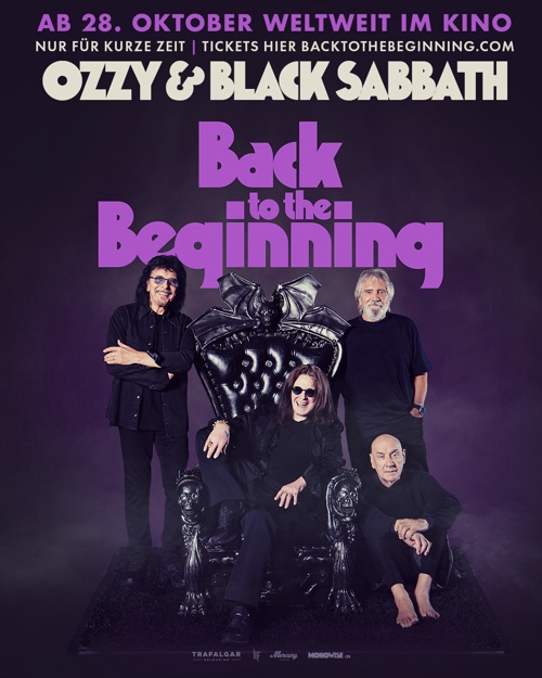 Filmplakat OZZY & BLACK SABBATH: BACK TO THE BEGINNING (OmU)