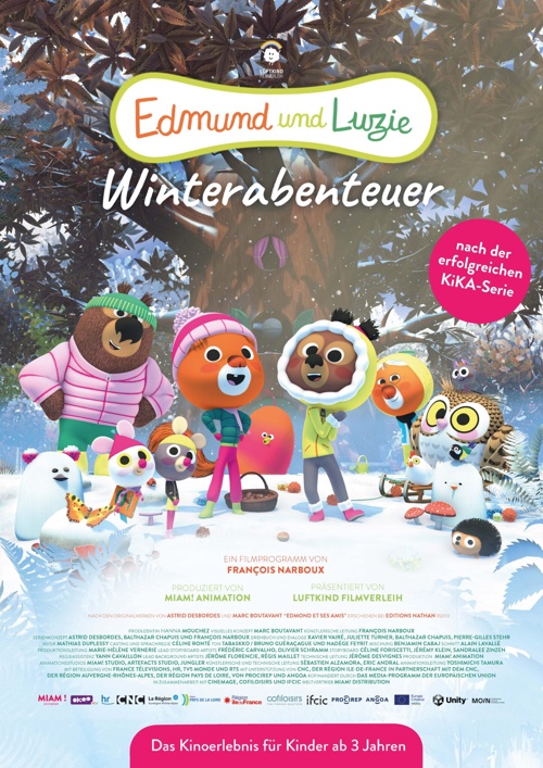 Filmplakat EDMUND UND LUZIE - WINTERABENTEUER