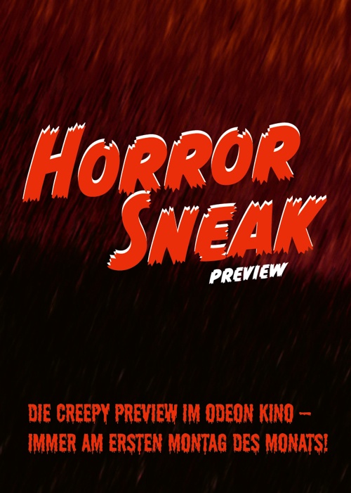 Filmplakat HORROR SNEAK D, ab 18