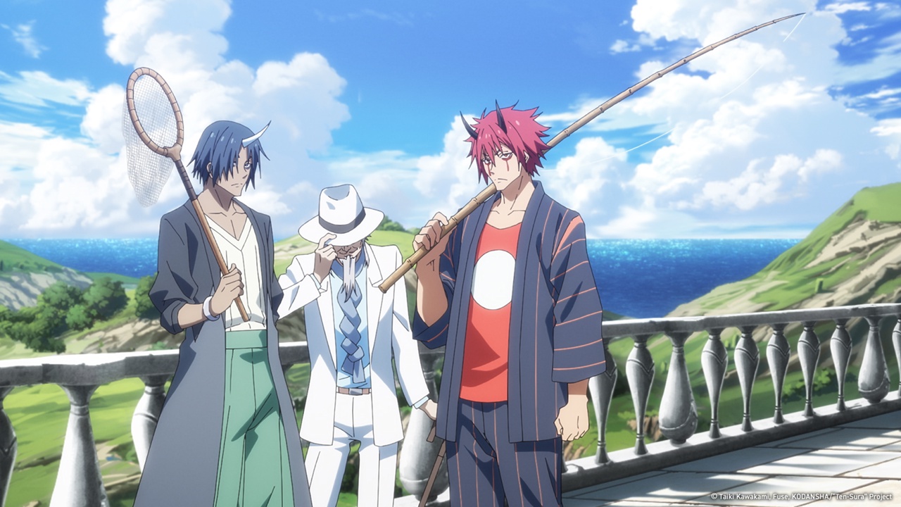 MEINE WIEDERGEBURT ALS SCHLEIM IN EINER ANDEREN WELT, DER FILM: TRÄNEN DES AZURBLAUEN MEERES Szene 1