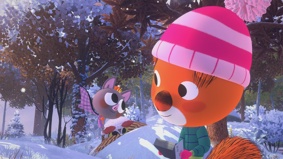 Filmszene 3 – EDMUND UND LUZIE - WINTERABENTEUER