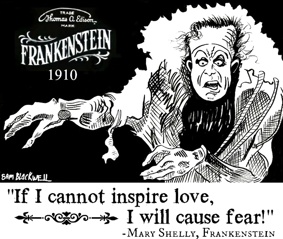 Filmszene 3 – RALPH TURNHEIM: FRANKENSTEIN STUMMFILM-LIVE-PERFORMANCE